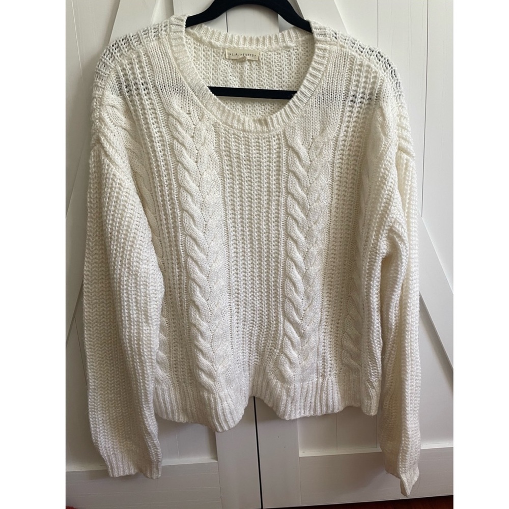 White sweater !